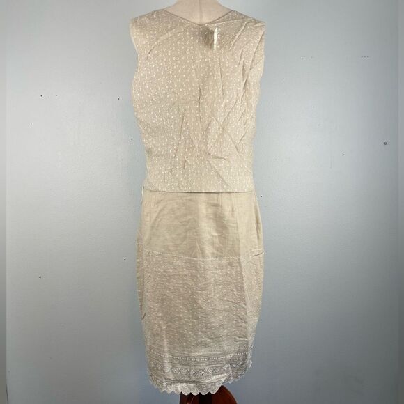NWT Vintage Laura Leigh Ltd. Linen Top and Matching Skirt Size 10 - Picture 6 of 14